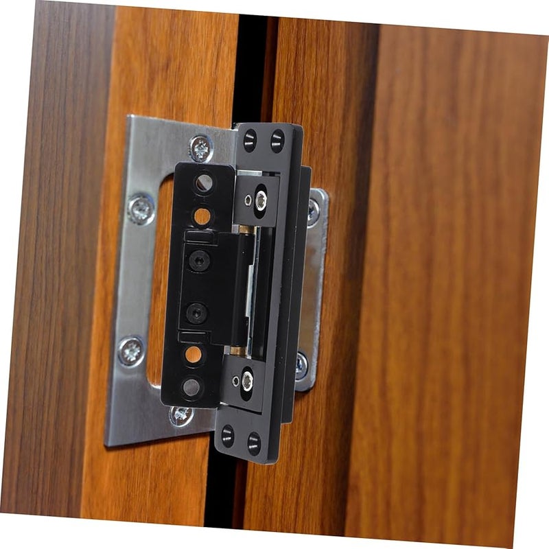 Veemoon 1 Set Concealed Door Hinges Heavy Duty for Barn Doors Wooden Boxes Smooth Design - Image 5